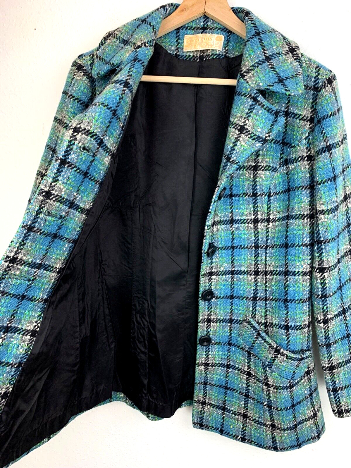 Vintage Pendleton Wool Button Jacket Women’s Size… - image 3