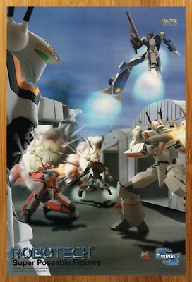 2001 Toynami Robotech Action Figures Print Ad/Poster Mech Anime Toy Promo Art