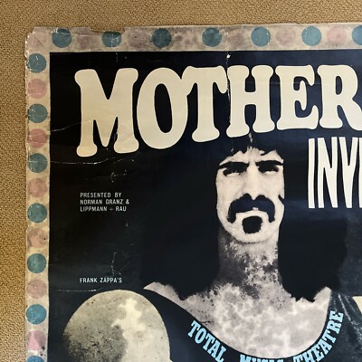 Frank Zappa Mothers Of Invention German Concert Kieser XL 1960s