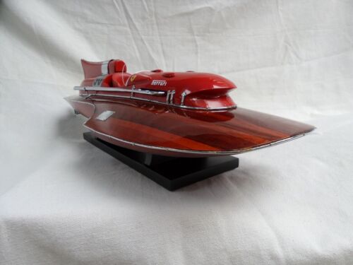 Hidroavión Ferrari 20" Hermoso Modelo de Madera Barco L50 Regalo de Navidad Envío Gratuito - Imagen 3 de 12