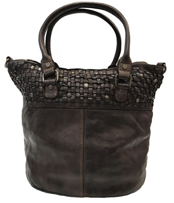 Sac Femmes Cuir Italie Vintage Tressè Tissè Tressèe BE
