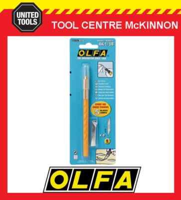 OLFA AK-1 PEN-LIKE ART & CRAFT HOBBY KNIFE WITH 5 SPARE BLADES   MADE IN JAPAN