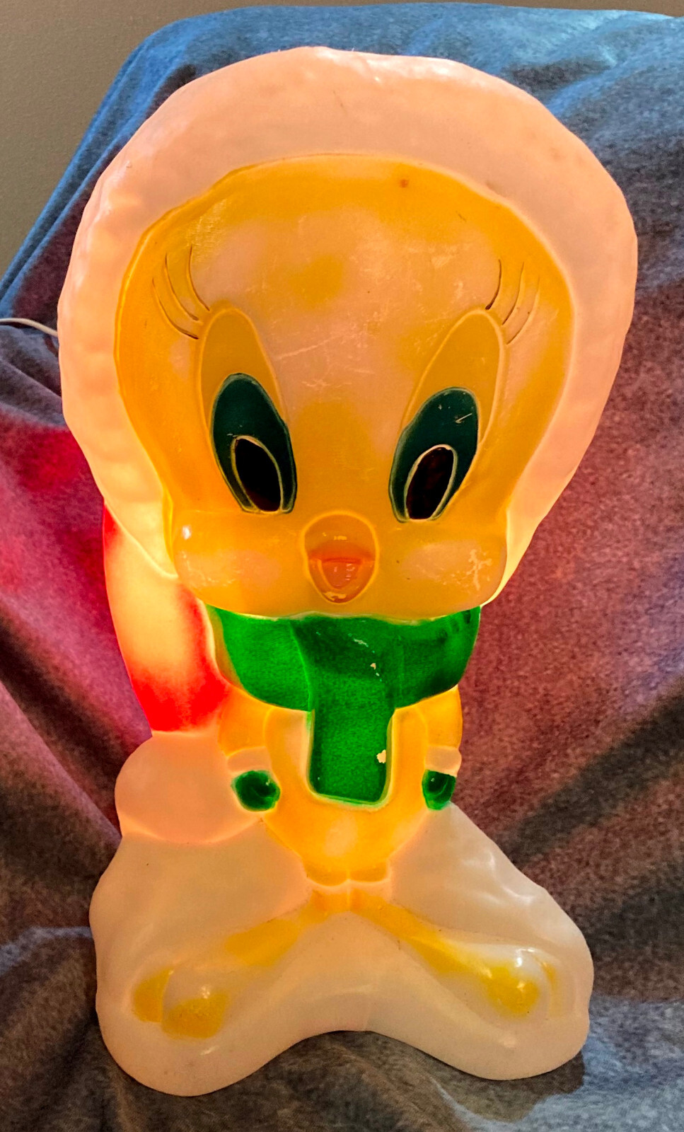 Vintage 17" Tweety Bird Christmas Blow Mold eBay