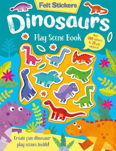 Thumbnail - Kit Elliot Felt Stickers Dinosaur Play Scene Book (taschenbuch) (us
