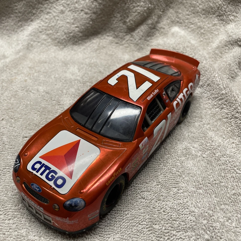 Racing Champions 1998 1:24 diecast NASCAR Citgo #21 Ford Elliott Sadler Foto 3 de 4