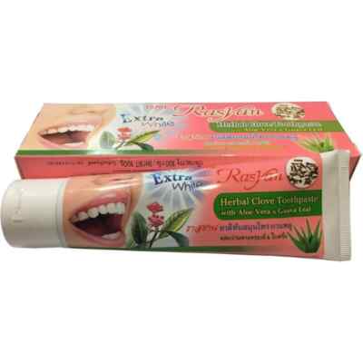 3x Rasyan Toothpaste 100g ISME Herbal Clove Toothpaste Extra White