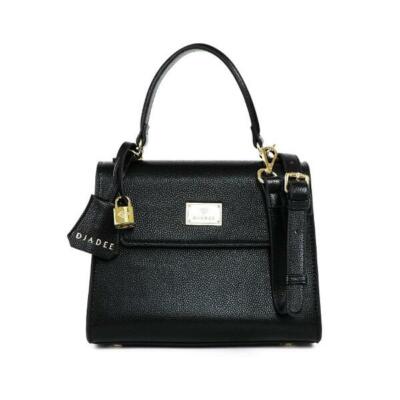 DJADEE Tasche Damentasche schwarz Handtasche Ledertasche TRENDTASCHE T5611DS