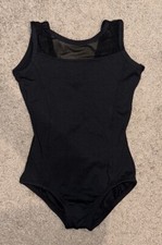 4-5T black leotard