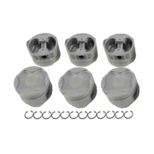 DNJ Piston Set for 1 Engine .020in .50mm Oversize with Piston Pins Direct Fit