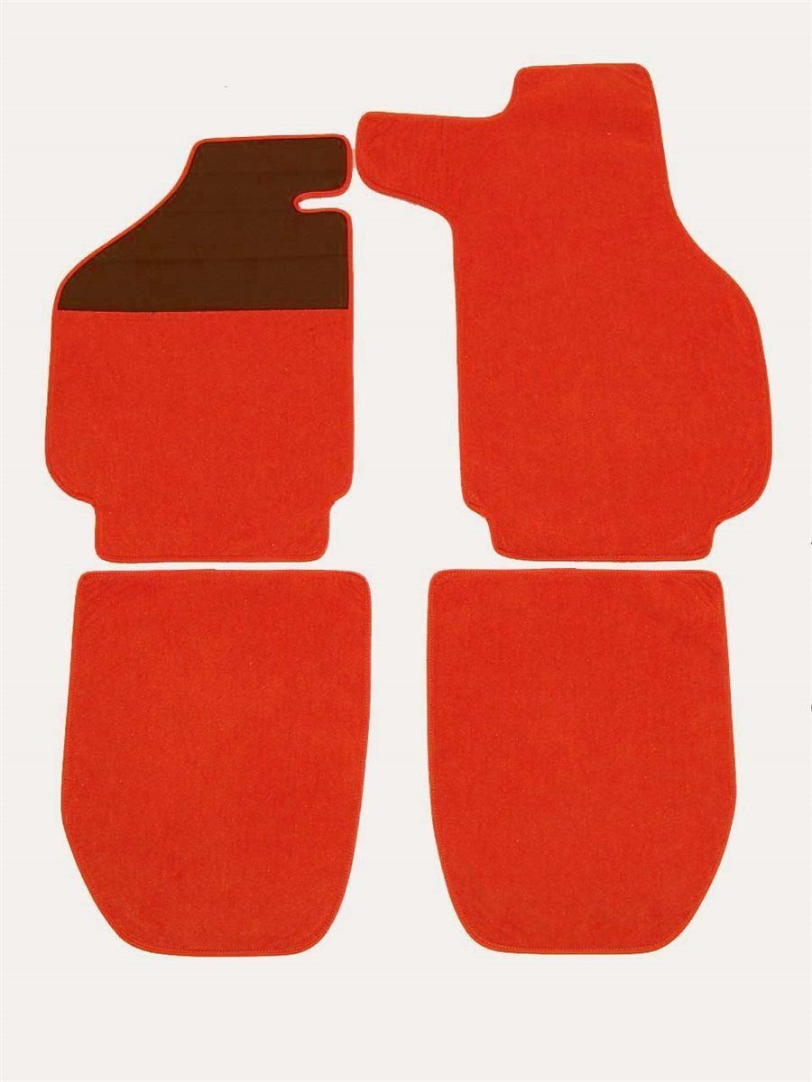 Tapis de sol pour Porsche 911 coupé 1974-1983 velours rouge antidérapant