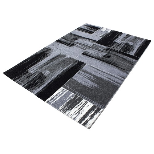 HEAVY HAND CARVED RUG LARGE LIVING ROOM FLOOR CARPET BLACK GREY BLUE RED RUGS - Picture 3 of 54
