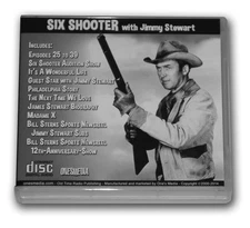 SIX SHOOTER with James Stewart Volume 2 OLD TIME RADIO - 12 AUDIO CD - 24 SHOWS