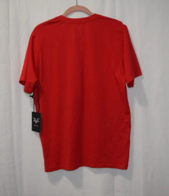 VERSACE V1969 ITALIA SHIRT MENS S RED SHORT SLEEVE CREW NECK