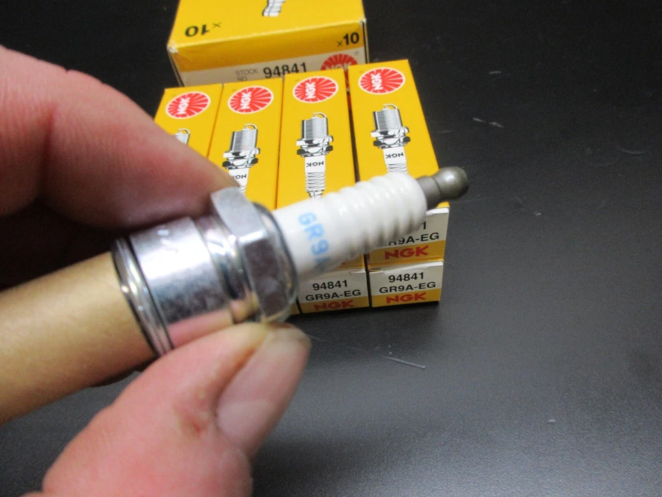 10 BUJÍAS POLARIS RMK PRO RUSH SWITCHBACK IQ SHIFT 600 800 GR9A-EG NGK nuevas Foto 3 de 4