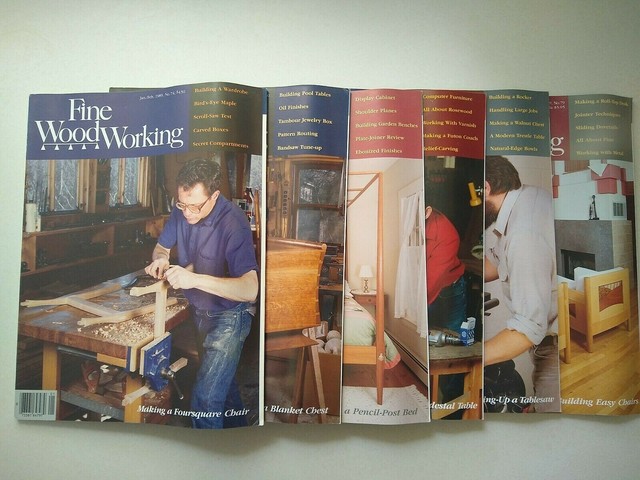Fine Woodworking Magazine BACK ISSUES 1989 Full Year 6 