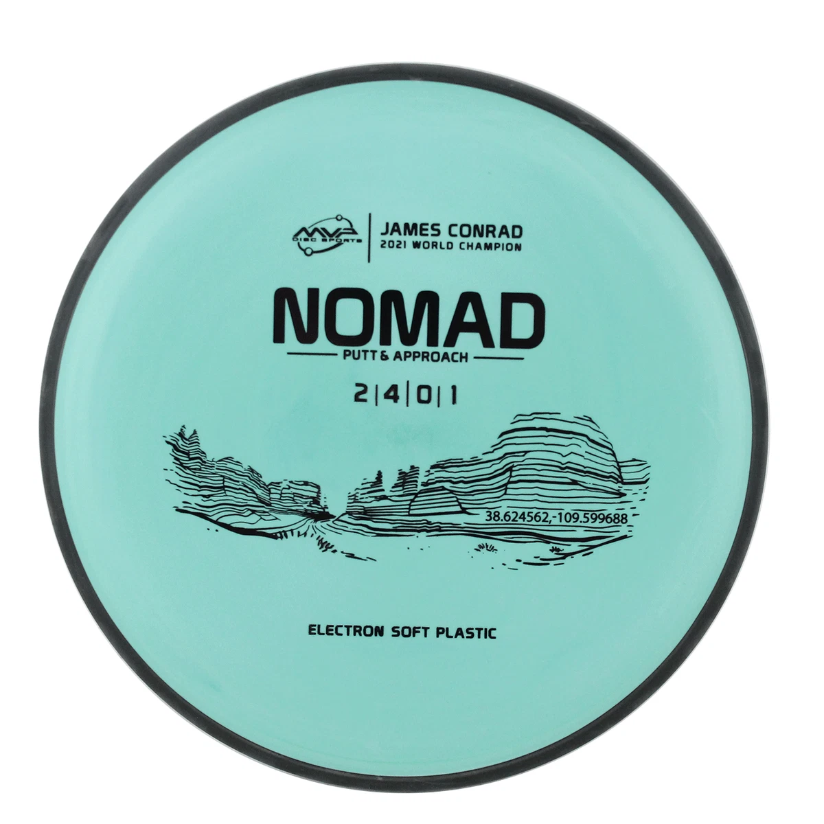 MVP Disc Golf James Conrad Electron Nomad Soft Putter 2401.5 - Choose  Exact | eBay