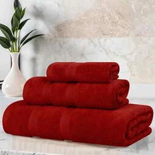 Smart Dry Zero Twist Cotton 3-Piece Assorted Towel Set