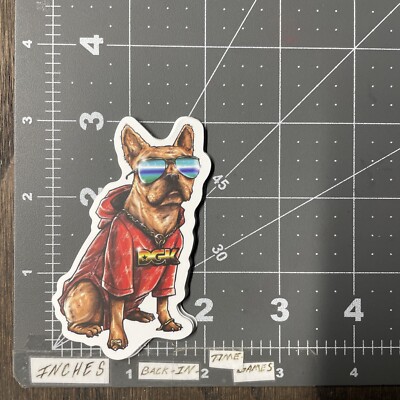 Cool Gangster Dog Adult Humor Sticker For Skateboard Phone Guitar Ect New5