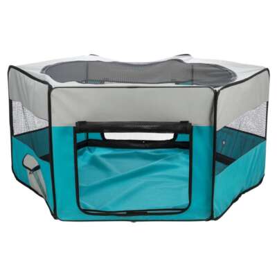 Recinto Pieghevole Per Animali Domestici 115x65 Cm - Per Cani, Gatti, Conigli, Tartarughe, Interno/Esterno