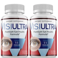 (2 Pack) Visiultra Premium Vision Supplement, Supports Eye Health (120 Capsules)