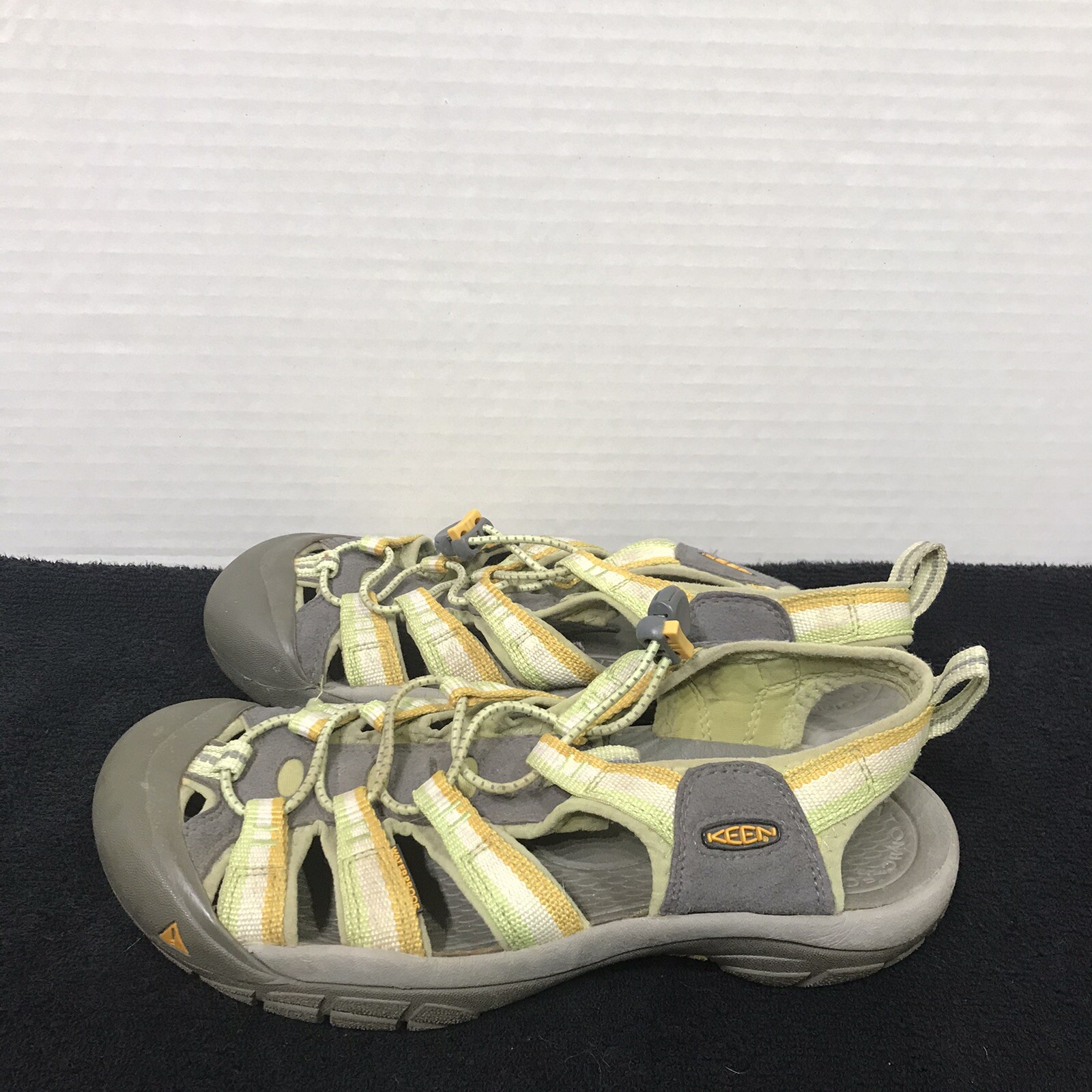 Sandali KEEN donna 9 US 40 5 EU giallo slip on comodi impermeabili spiaggia