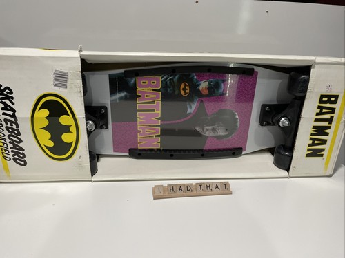 Batman Skateboard By Brookfield🔥UNUSED In Original Box -KEATON RARE - Picture 2 of 12
