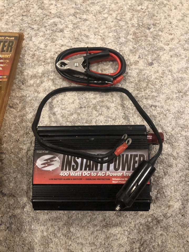 Schumacher Pi-400 Instant Power Dc To Ac Power Inverter - 400 Watts - Image 4 of 4
