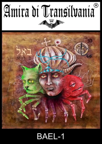 art painting contemporary monster demon bael seal animal cat frog spider figures - 第 2/24 張圖片