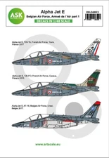 Artscale 1/48 Alpha Jet E  Belgian AF and Armeé de l´Air D48023