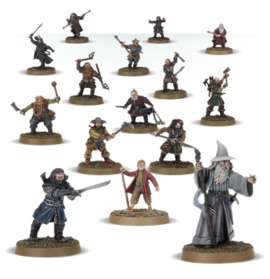 Thorin Oakenshield & Company Single Minis LOTR Escape from Goblin Town Warhammer