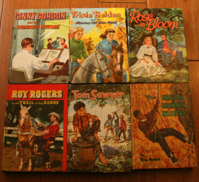 Lot of 6 Vintage Whitman Children 