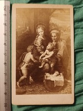 Raphael "Holy Family Holy Family" Antique 19th Century Photo Late 1800s Vintage
