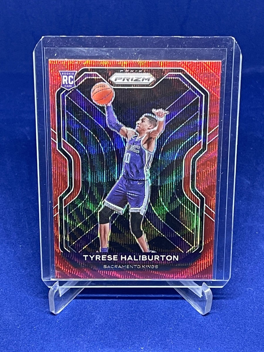 TYRESE HALIBURTON 2020-21 PANINI PRIZM RED RUBY WAVE PRIZM