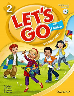 Let's Go: 2: Student Book With Audio CD Pack - Paperback NEW Ritsuko Nakata  201