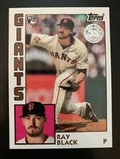 2019 Topps Ray Black RC 84 Topps #84RRBL San Francisco Giants Card