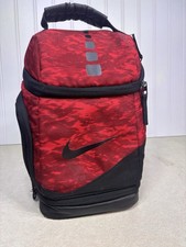 Nike Elite Fuel Pack Insulated Lunch Bag Red Camo School Sport Drink Gym Carrier