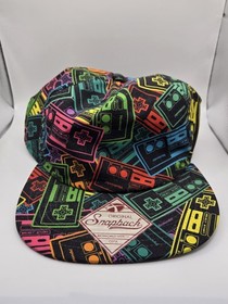 Colorful Nintendo NES Controller Original Snapback Hat Cap