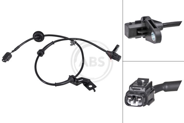 A.B.S. ABS Sensor Raddrehzahl 32099 FüR Nissan Pixo UA0 LPG-image