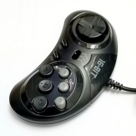 6-Button Wired Game Controller for SEGA Mega Drive, PC & Mac