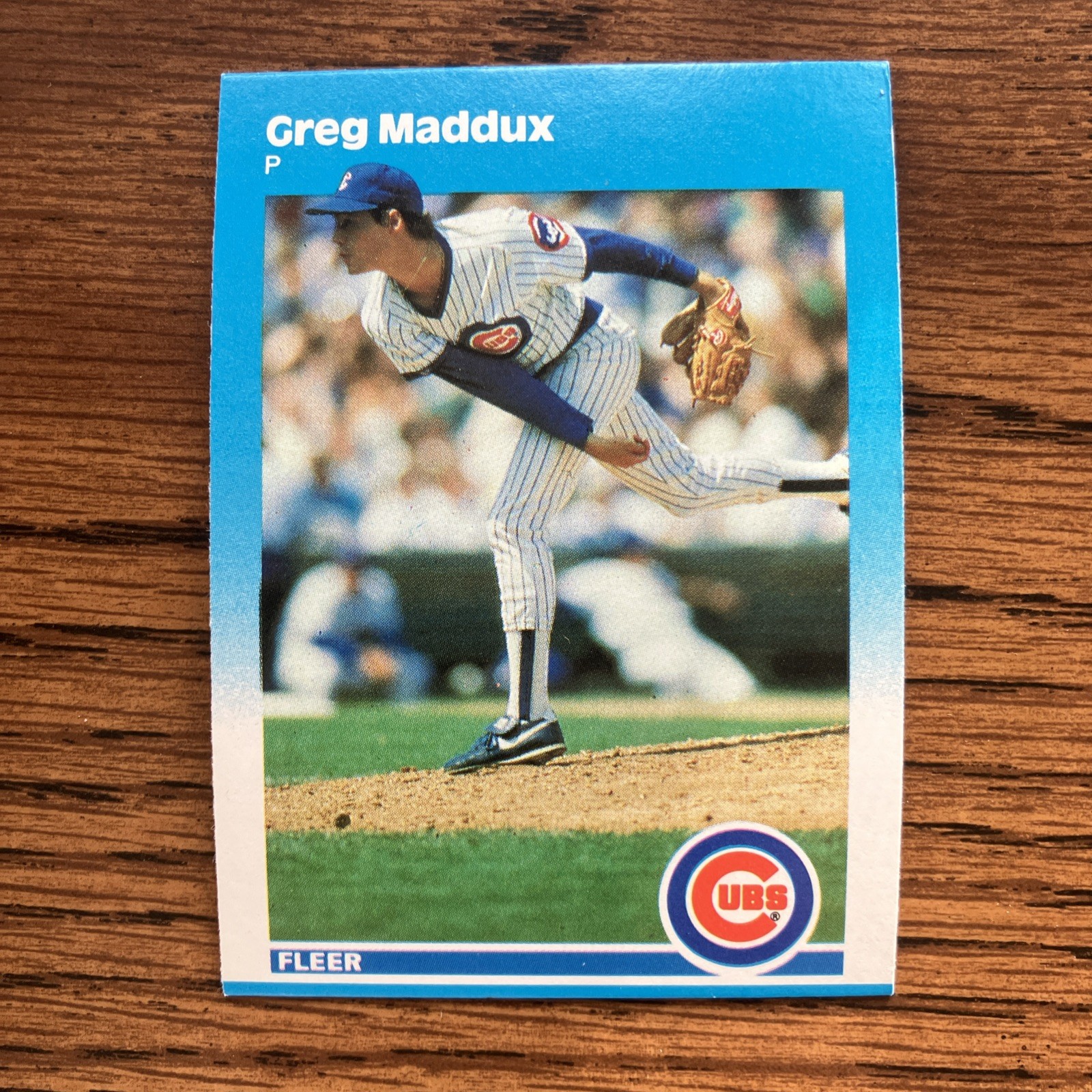 1987 Fleer Update - Greg Maddux #U-68 (RC) set break