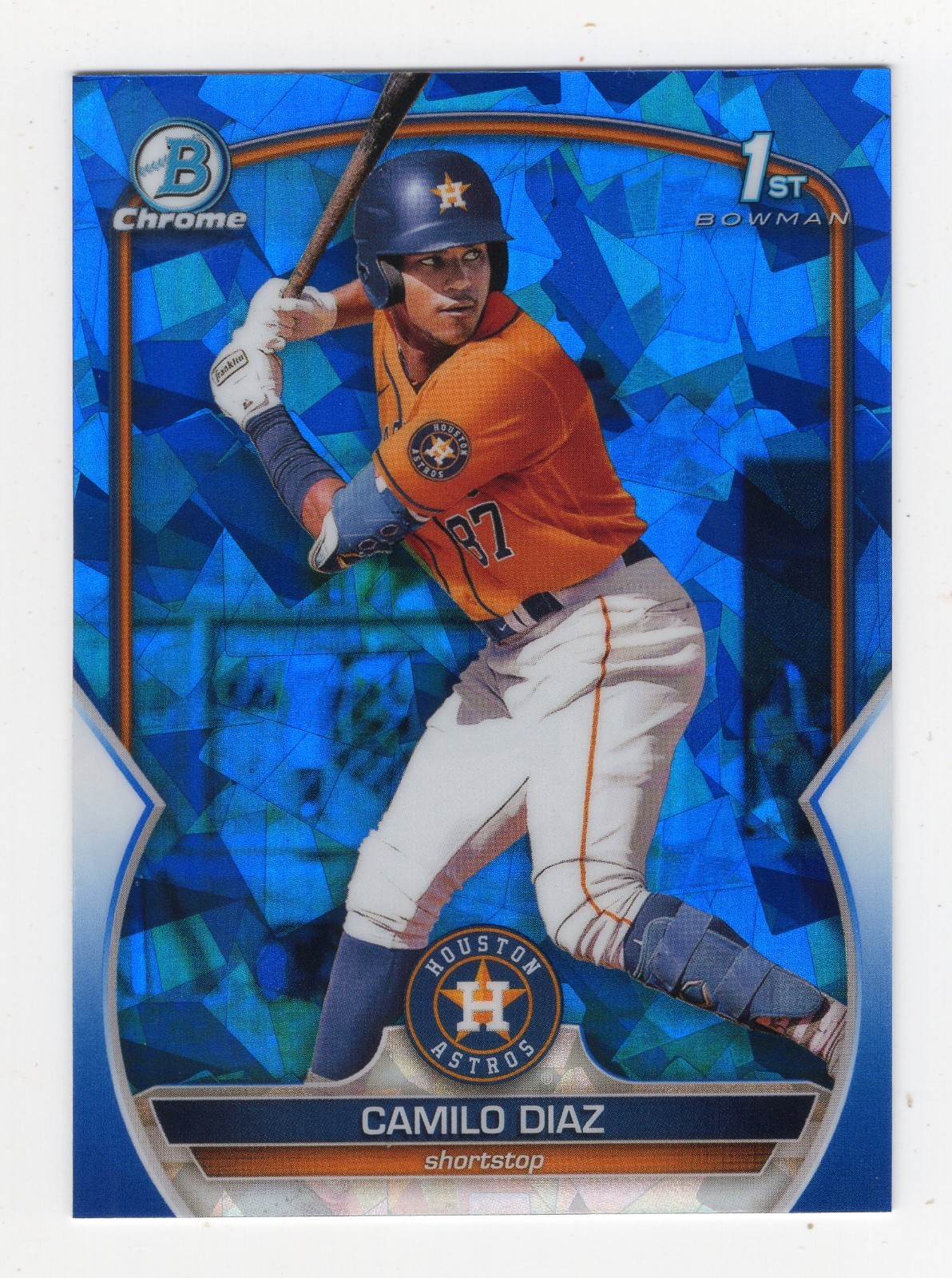2023 Bowman Chrome Sapphire #BCP-186 Camilo Diaz Houston Astros