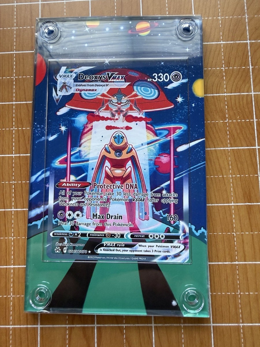 Pokemon Deoxys VMAX GG45/GG70 Crown Zenith Extended Art Case | eBay