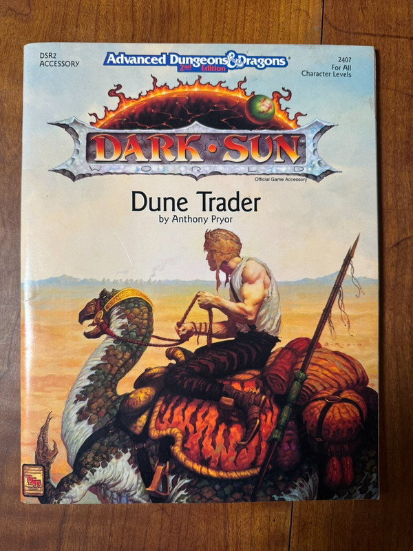 Dune Trader -TSR Dark Sun AD&D 2nd Edition - Original Edition- Dungeons Dragons