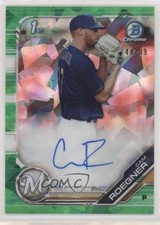 2019 Bowman Chrome HTA Green Atomic Refractor 44/99 Cam Roegner #CPA-CR Auto aw2