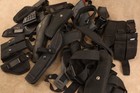Mixed Lot of Various Semi Auto & Revolver Cloth, Nylon, & Kydex Pistol Holsters — photo 3