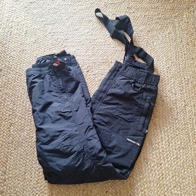 Trespass Salopettes Medium schwarze wasserdichte Herrenhose Wandern Outdoor Skifahren
