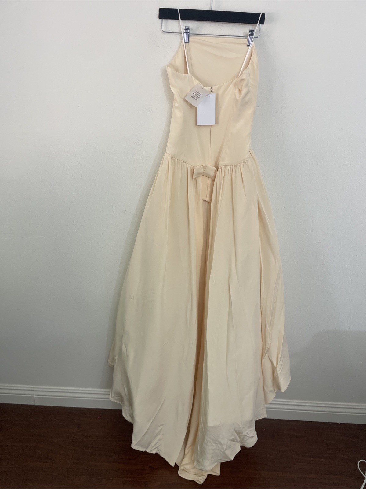 Helsa Gabrielle Strapless Gown Silk Formal Princess  Party Gala M NWT $2200msrp image 6