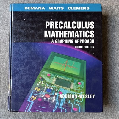 Addison Wesley Precalculus Mathematics Third Edition Algebra Textbook