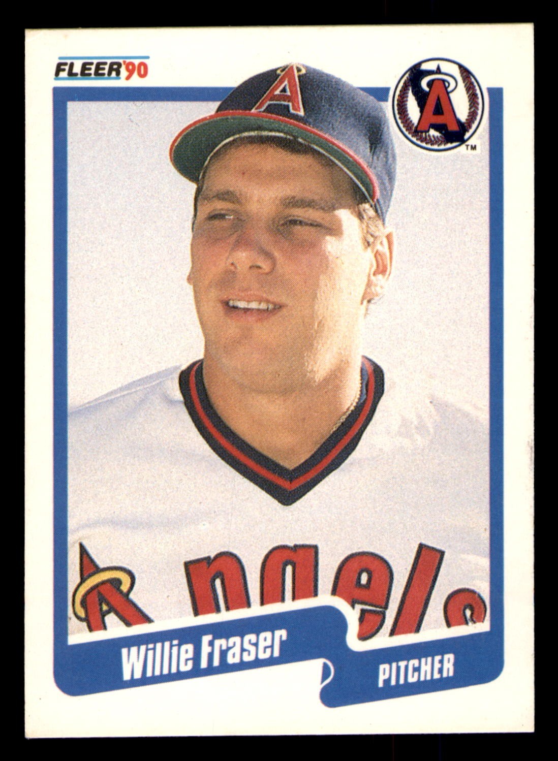 1990 Fleer #133 Willie Fraser Angels