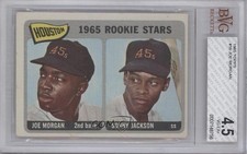 1965 Topps 1965 Rookie Stars Joe Morgan Sonny Jackson #16 BVG 4.5 HOF a5f